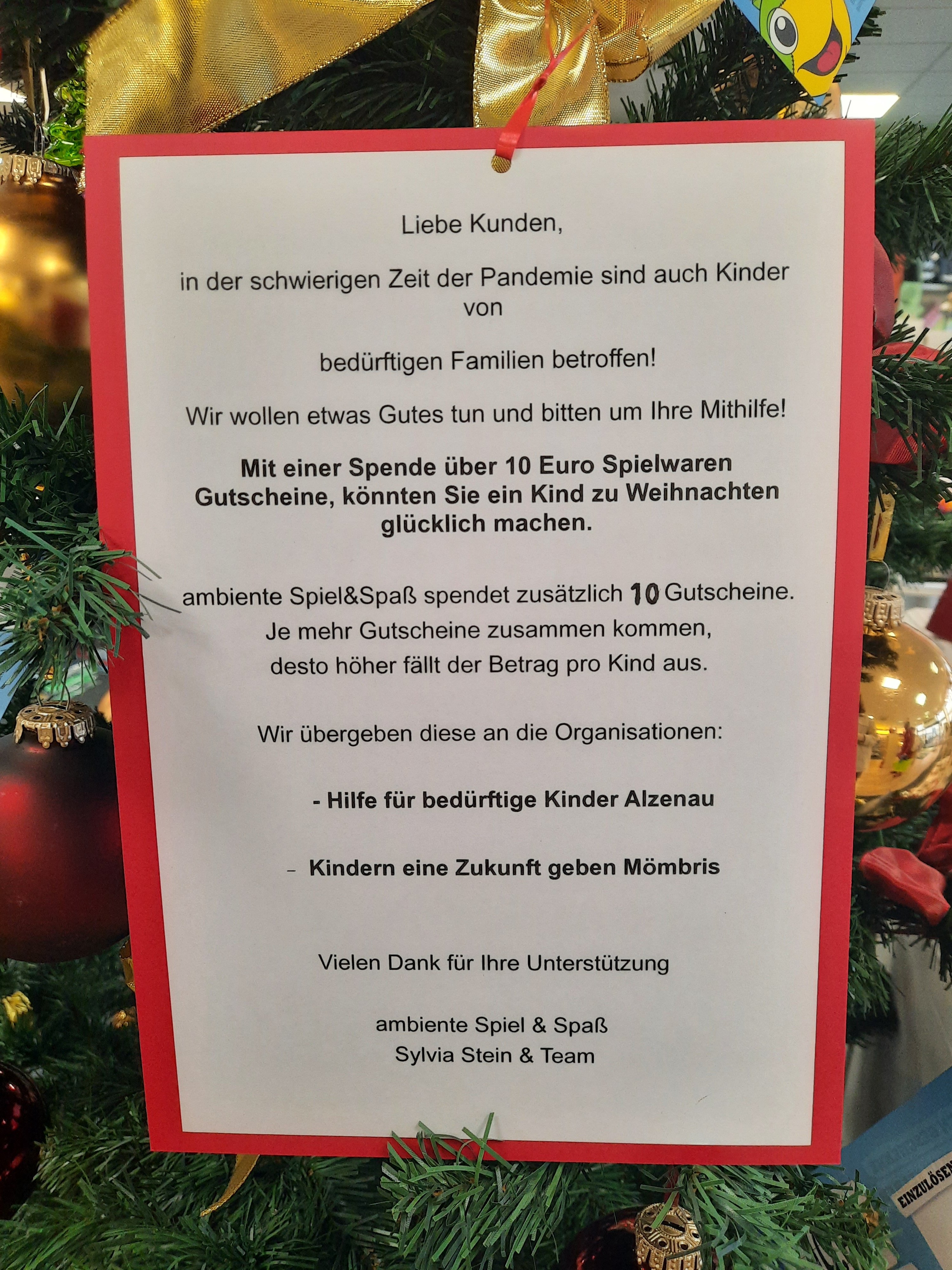 Spendendingsnochkleiner
